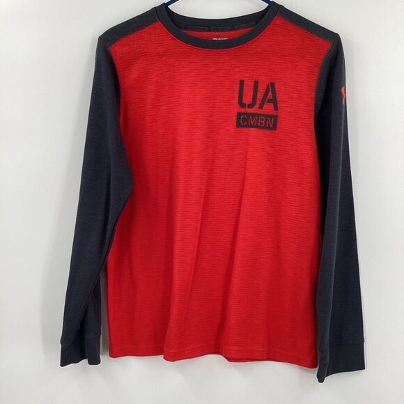 EUC Boys Under Armour Combine Ling Sleeved‎ DriFit Top - YXL - Picture 2 of 6